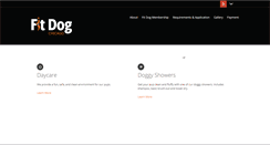 Desktop Screenshot of fitdogdaycare.com