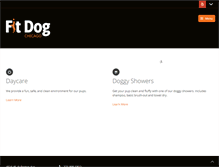 Tablet Screenshot of fitdogdaycare.com